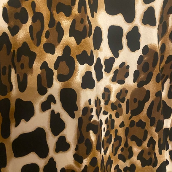 Leopard print Tiana B short sleeved wrap dress, NWT, sz 20W - Picture 3 of 8